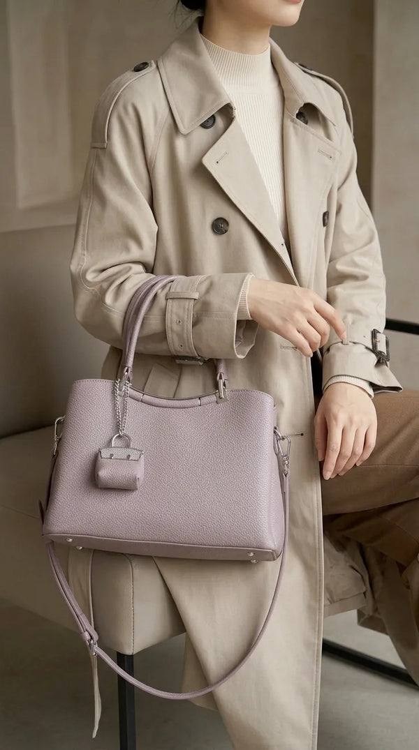 Purple Formal Hand Bag For Women P36648