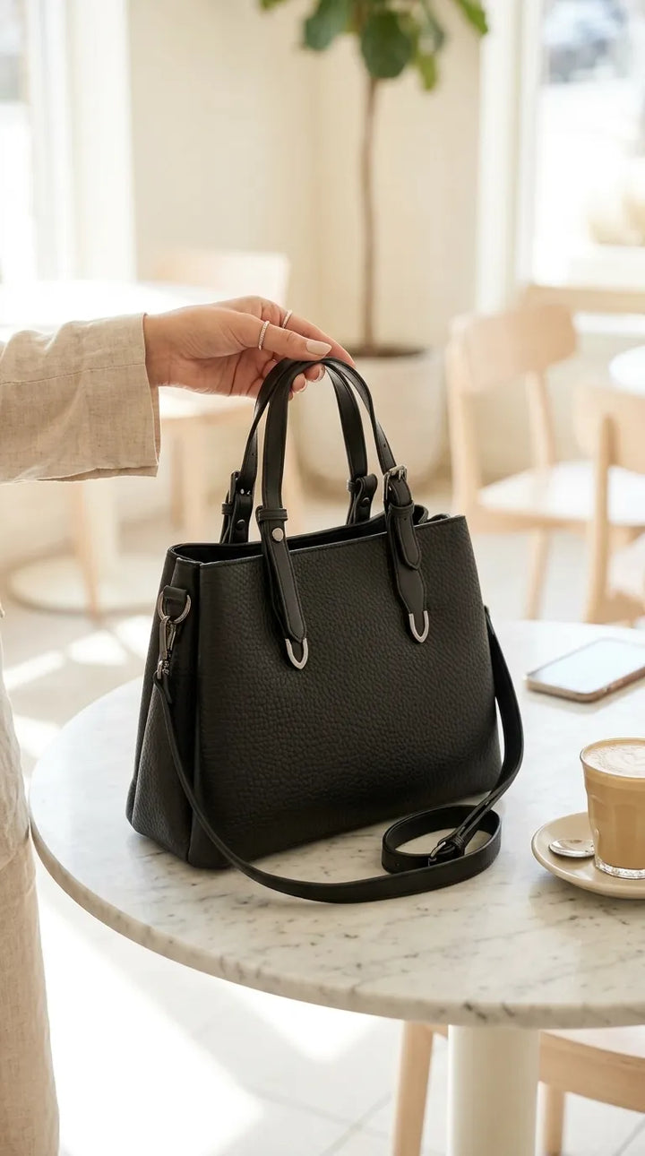 Black Formal Hand Bag For Women P36649