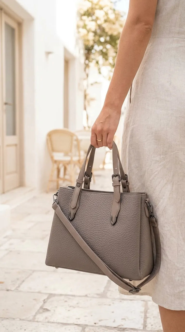 Grey Formal Hand Bag For Women P36649
