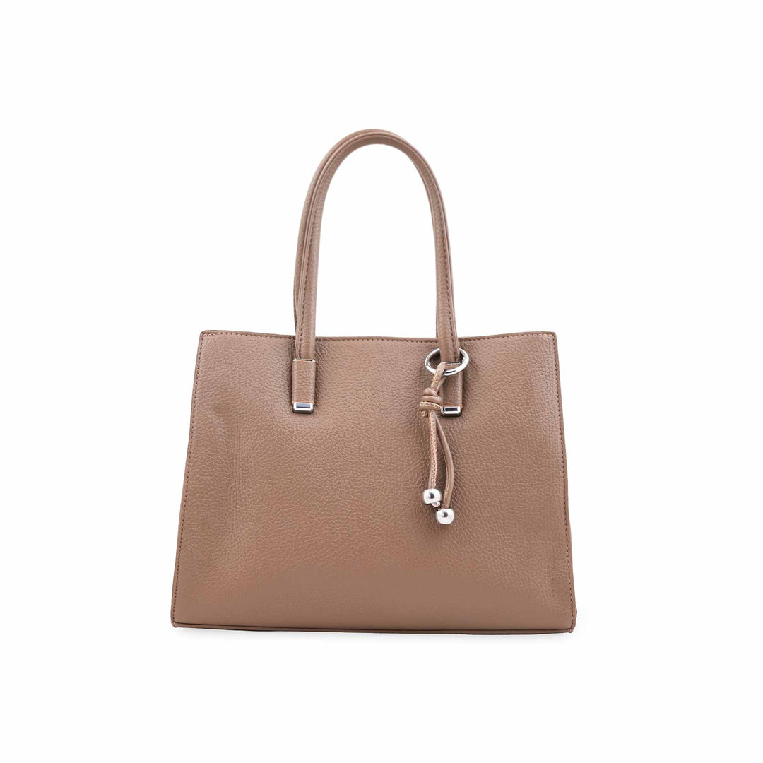 Beige Formal Hand Bag For Women P36651
