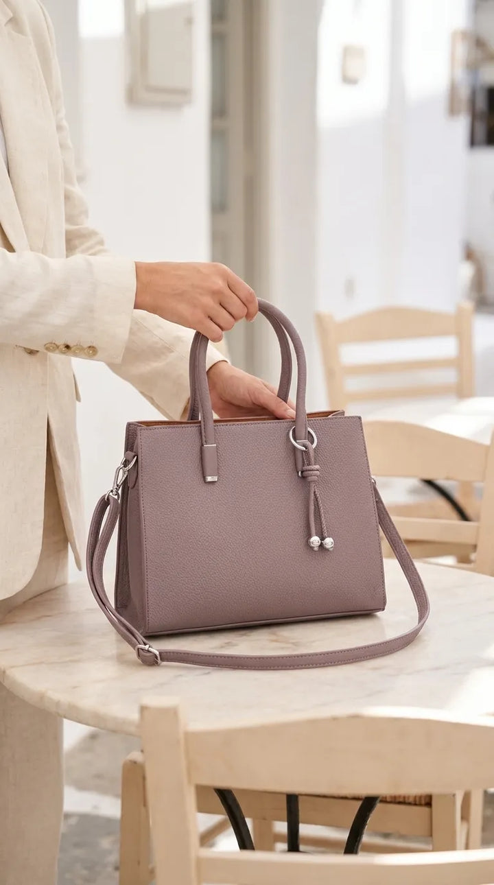 Purple Formal Hand Bag For Women P36651