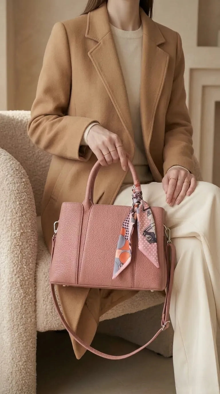 Pink Formal Hand Bag For Women P36653