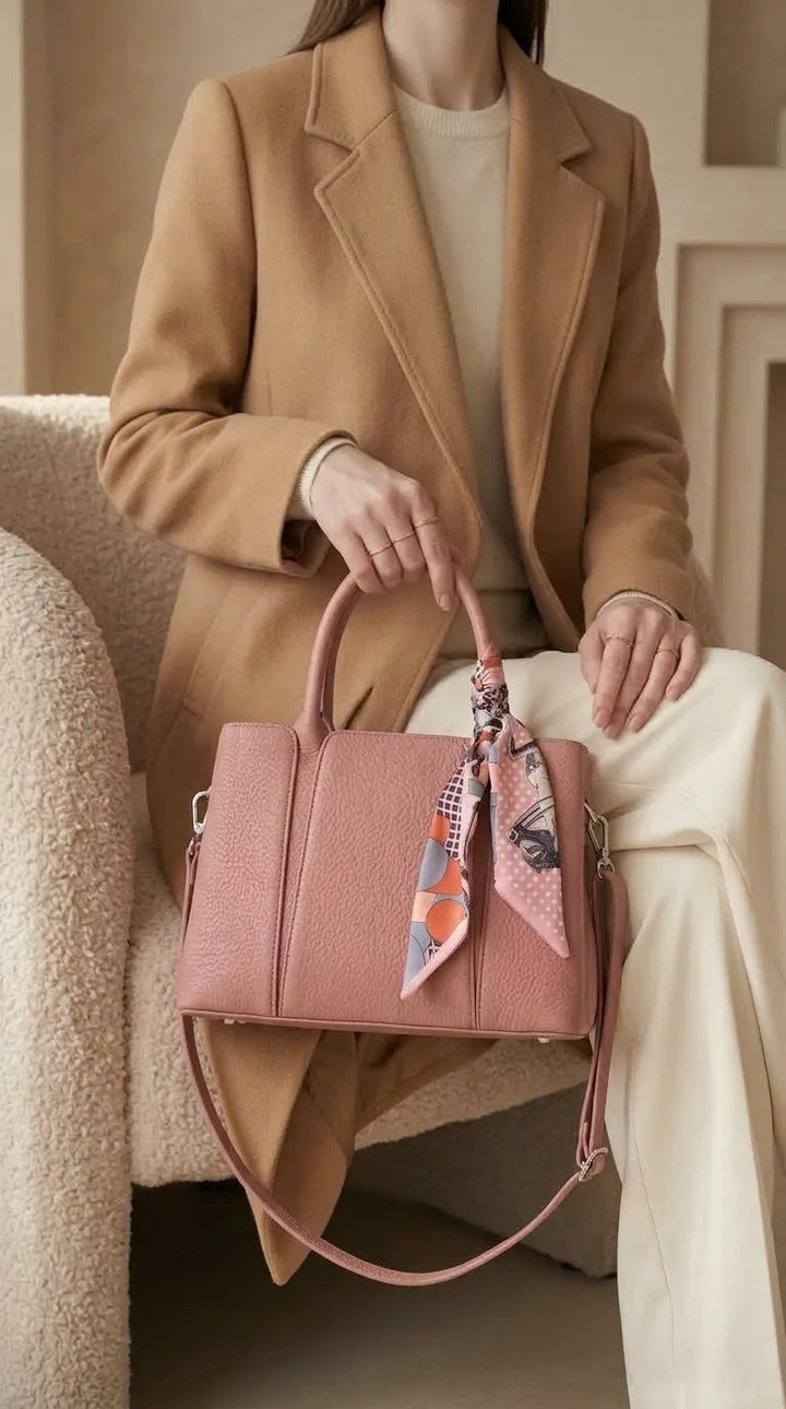 Pink Formal Hand Bag For Women P36653