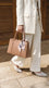 Khaki Formal Hand Bag For Women P36653