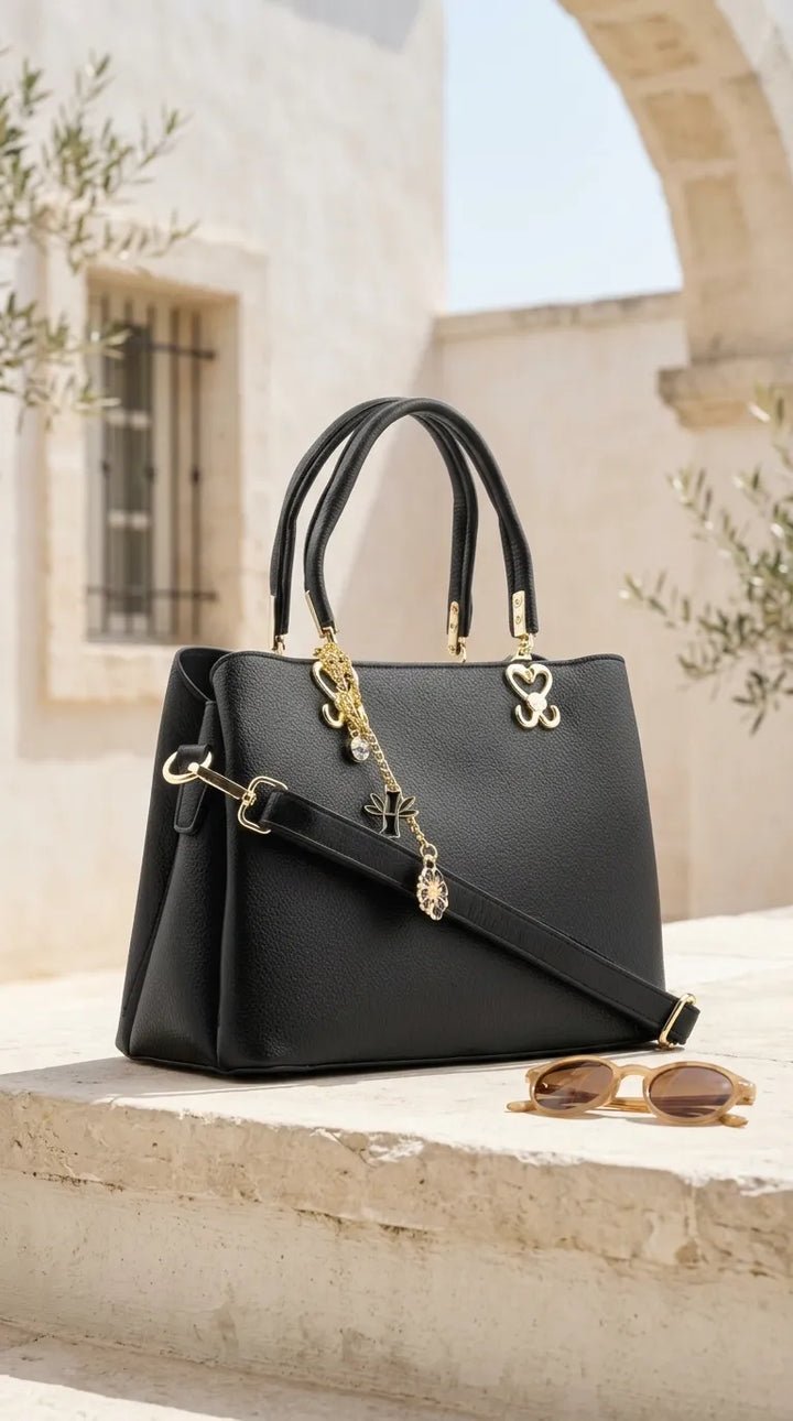 Black Formal Hand Bag For Women P36654