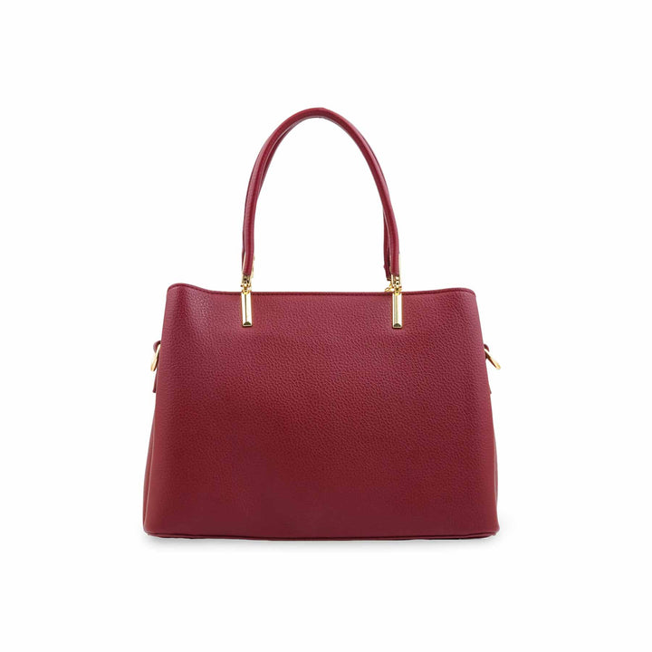Maroon Formal Hand Bag For Women P36654