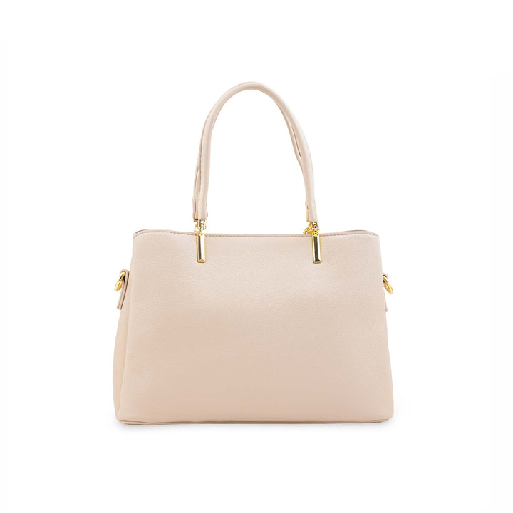 Cream Formal Hand Bag For Women P36654
