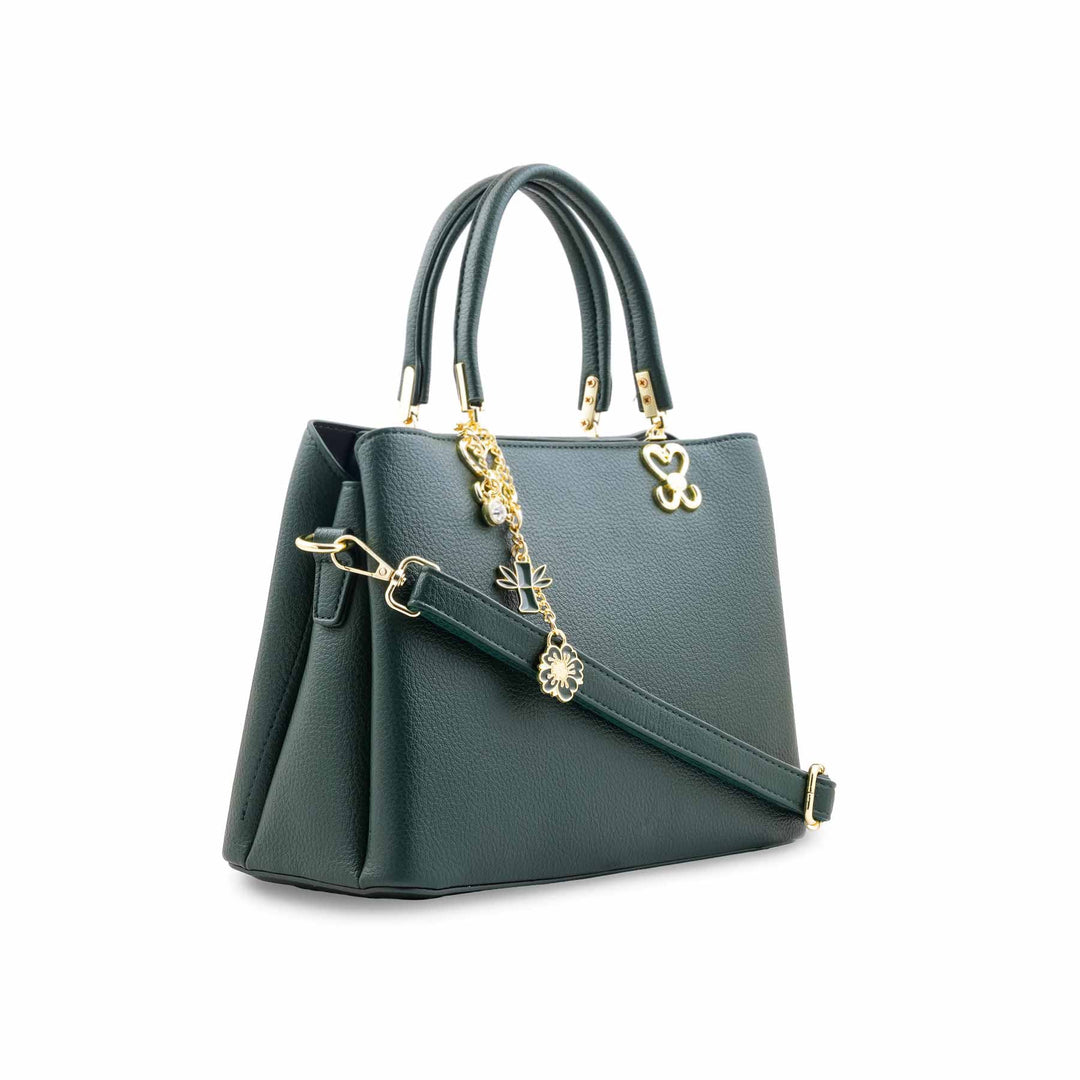 Green Formal Hand Bag For Women P36654