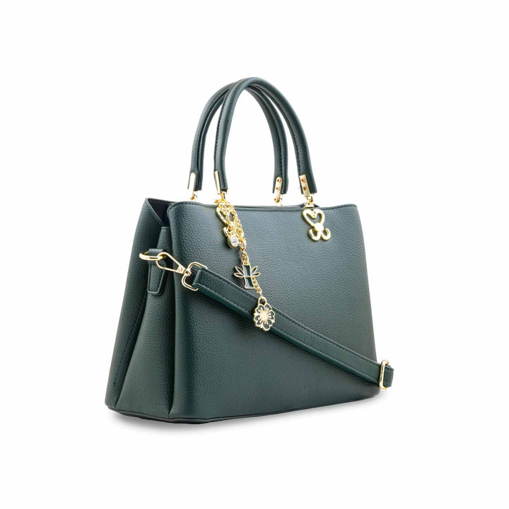 Green Formal Hand Bag For Women P36654
