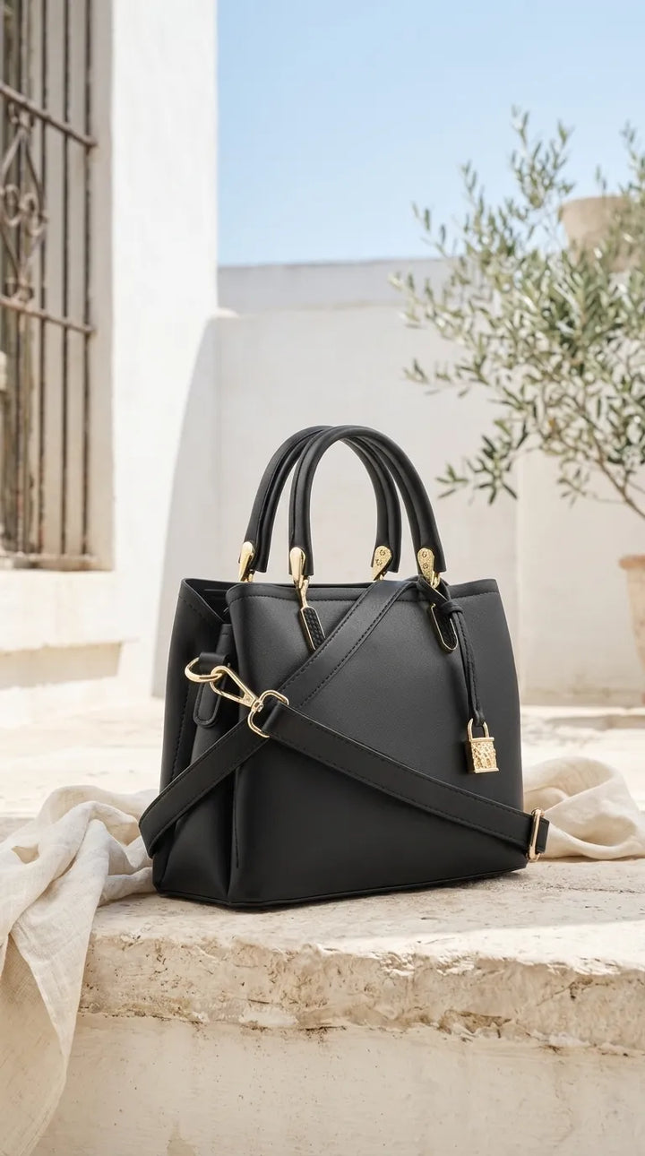Black Formal Hand Bag For Women P36655