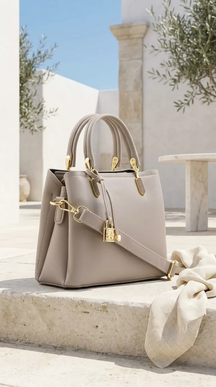Grey Formal Hand Bag For Women P36655