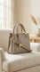 Grey Formal Hand Bag For Women P36655