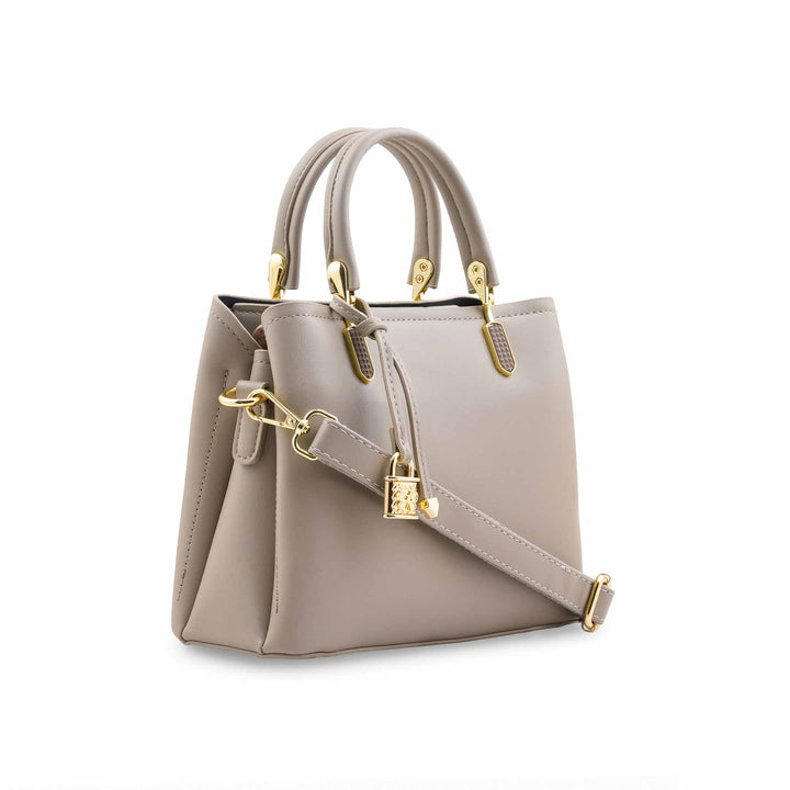 Grey Formal Hand Bag For Women P36655