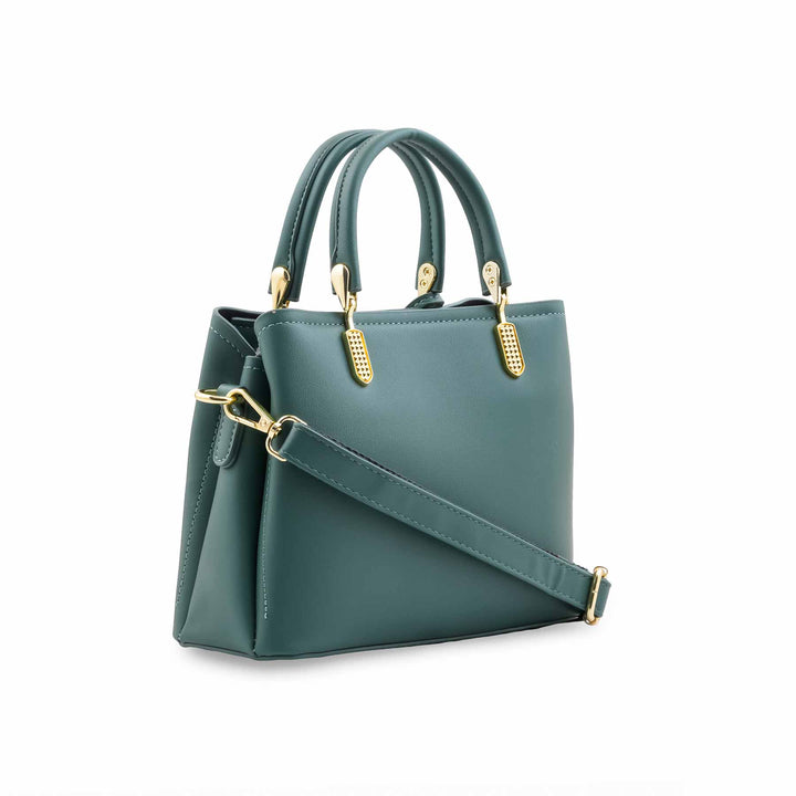 Green Formal Hand Bag For Women P36655