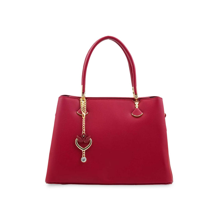 Maroon Formal Hand Bag For Women P36656