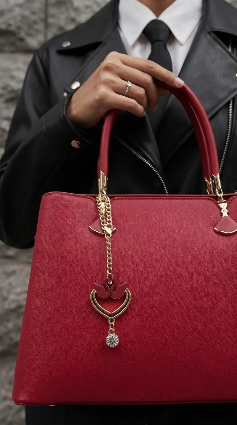 Maroon Formal Hand Bag For Women P36656