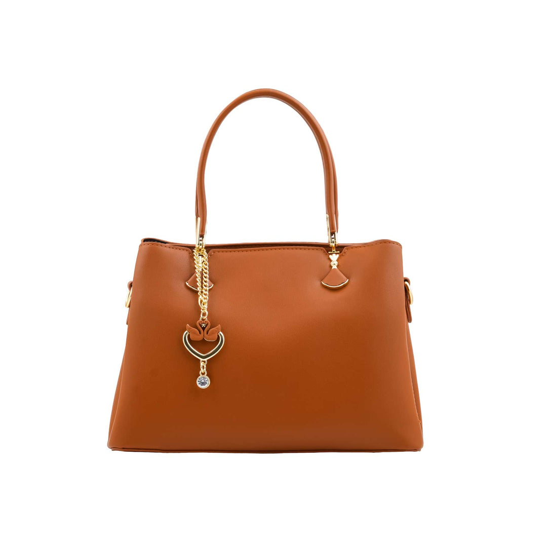 Mustard Formal Hand Bag For Women P36656