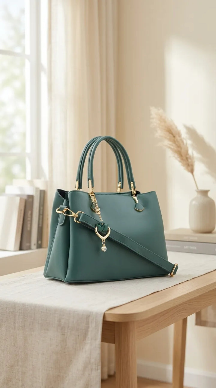 Seagreen Formal Hand Bag For Women P36656
