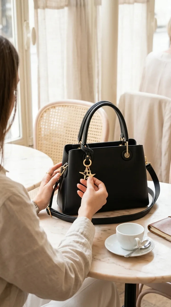 Black Formal Hand Bag For Women P36657