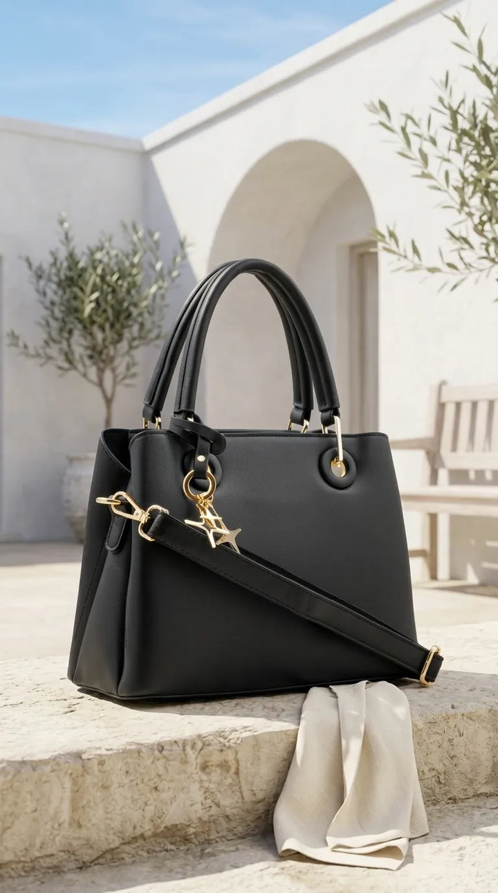 Black Formal Hand Bag For Women P36657