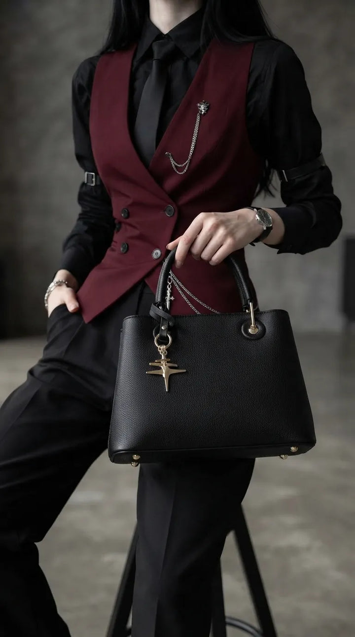 Black Formal Hand Bag For Women P36657
