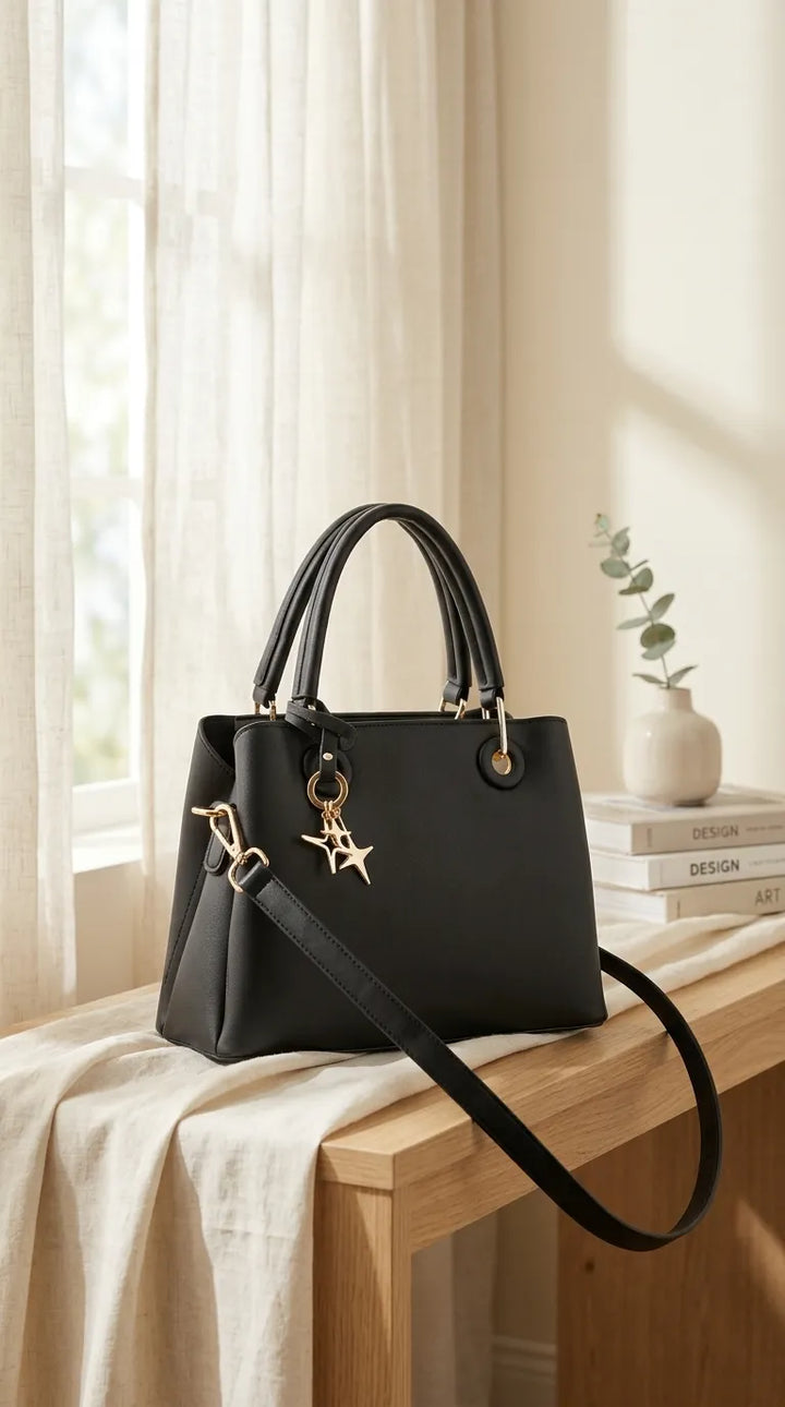 Black Formal Hand Bag For Women P36657