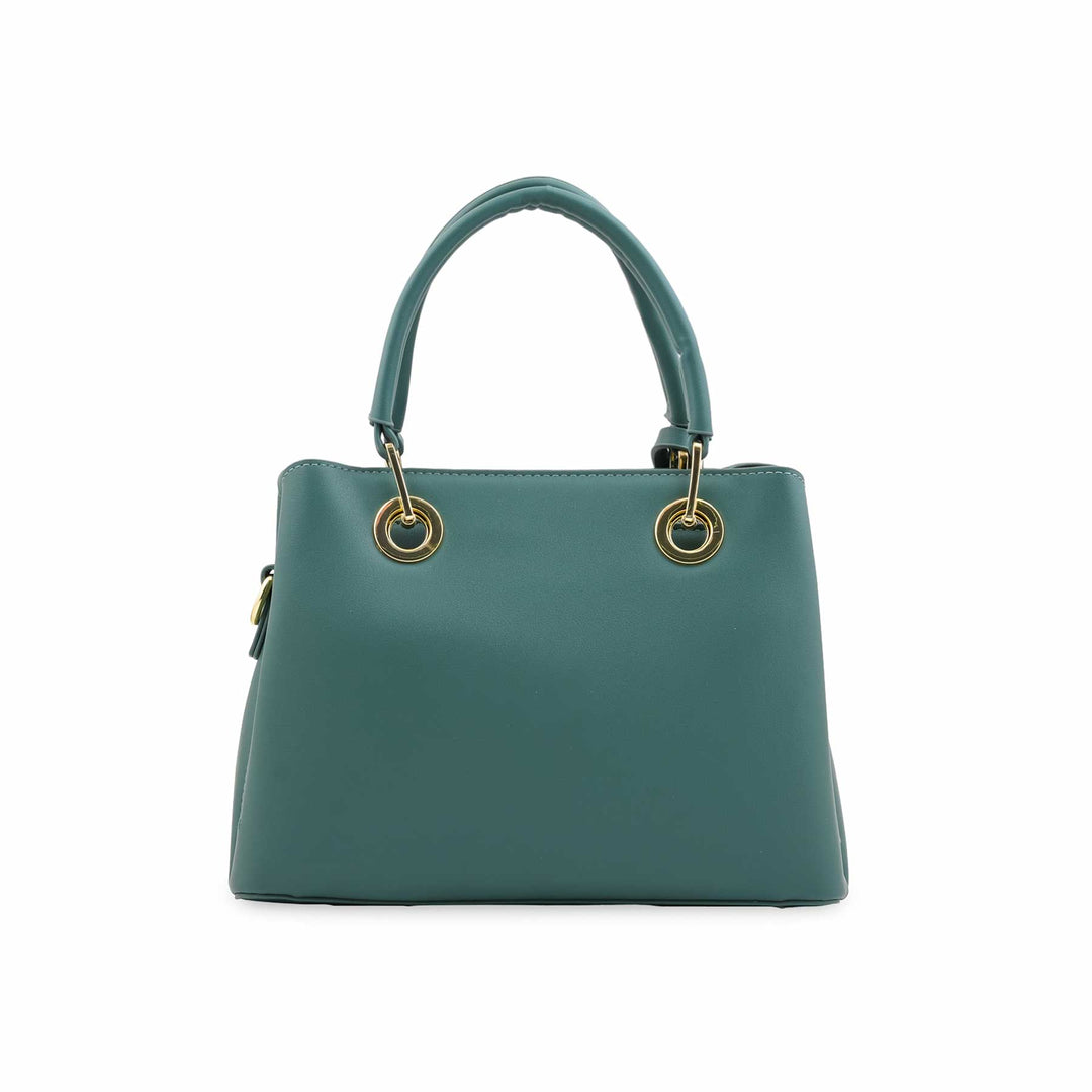 Green Formal Hand Bag For Women P36657
