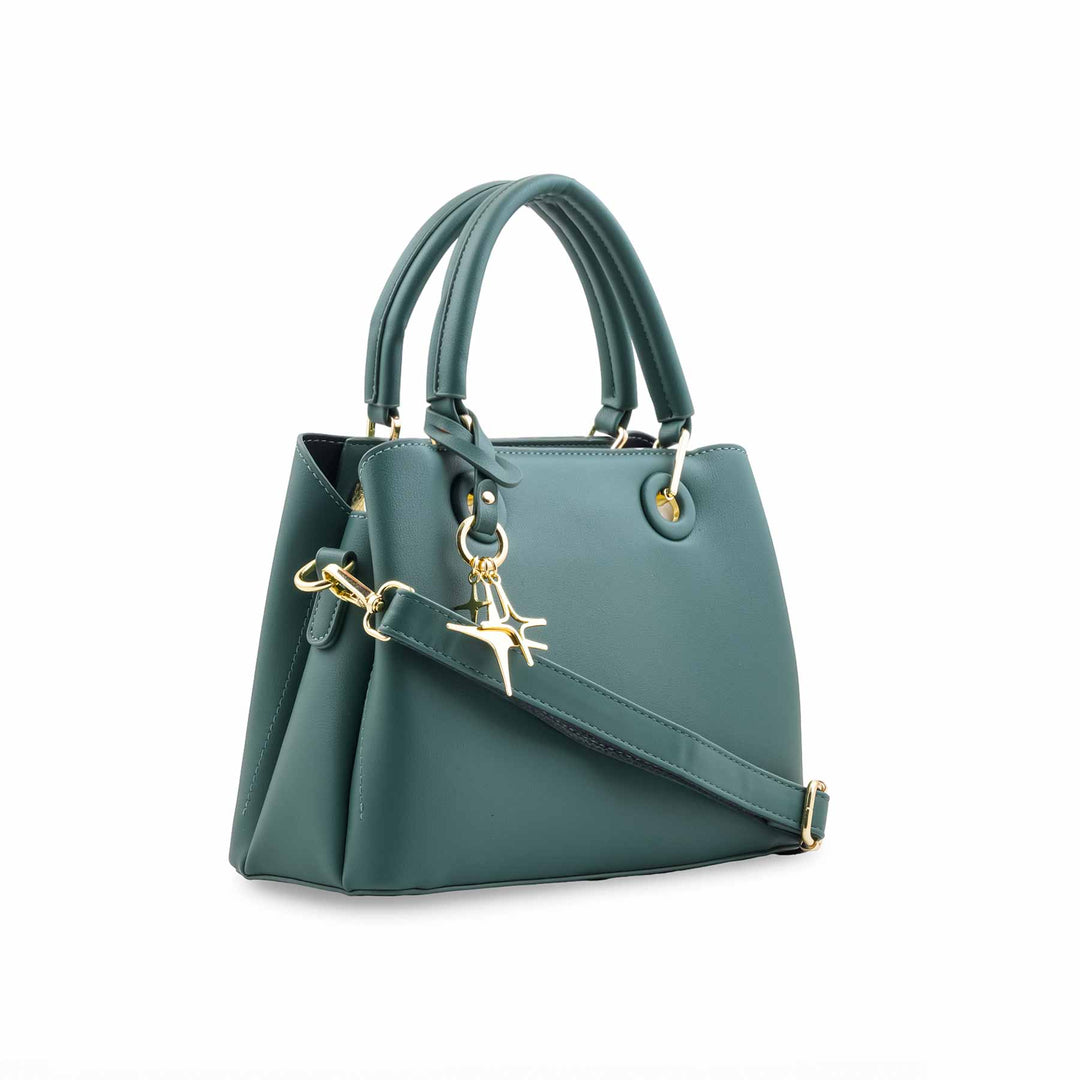 Green Formal Hand Bag For Women P36657