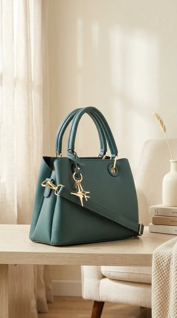 Green Formal Hand Bag For Women P36657