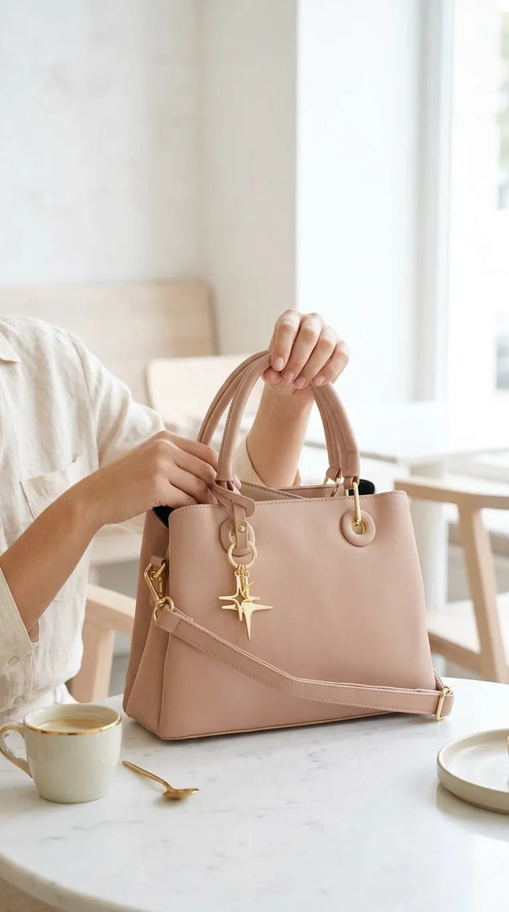 Apricot Formal Hand Bag For Women P36657