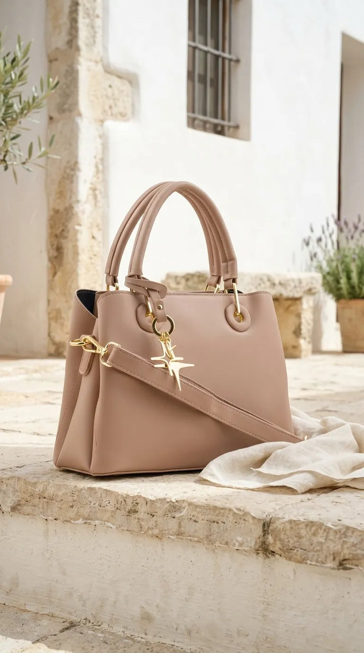 Apricot Formal Hand Bag For Women P36657