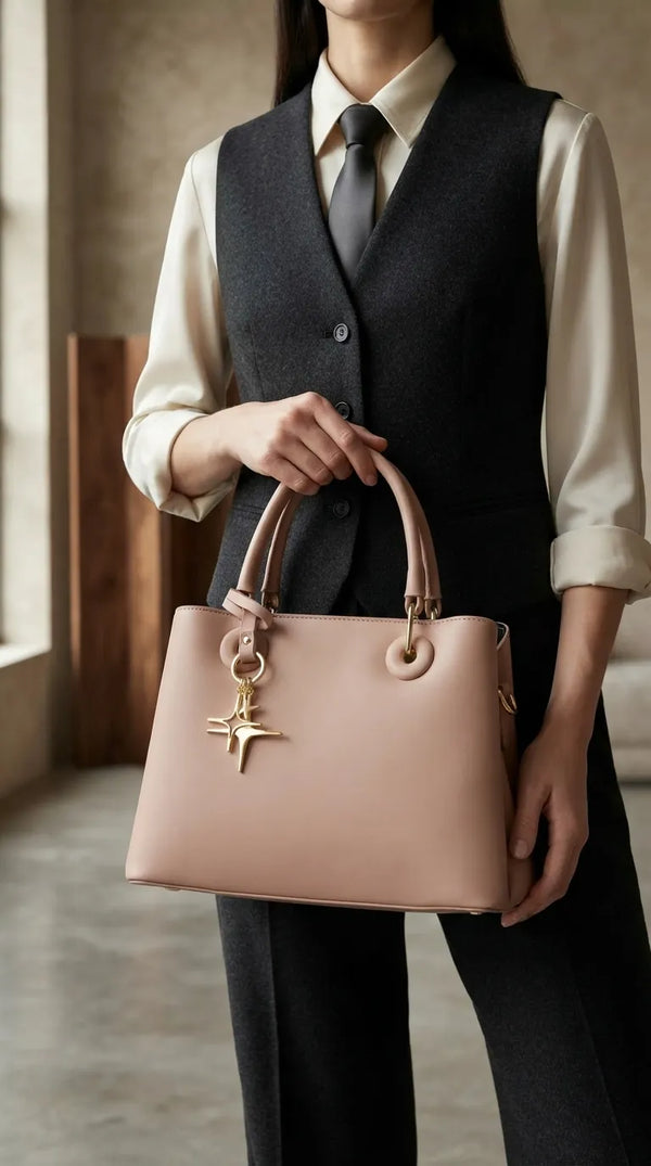 Apricot Formal Hand Bag For Women P36657
