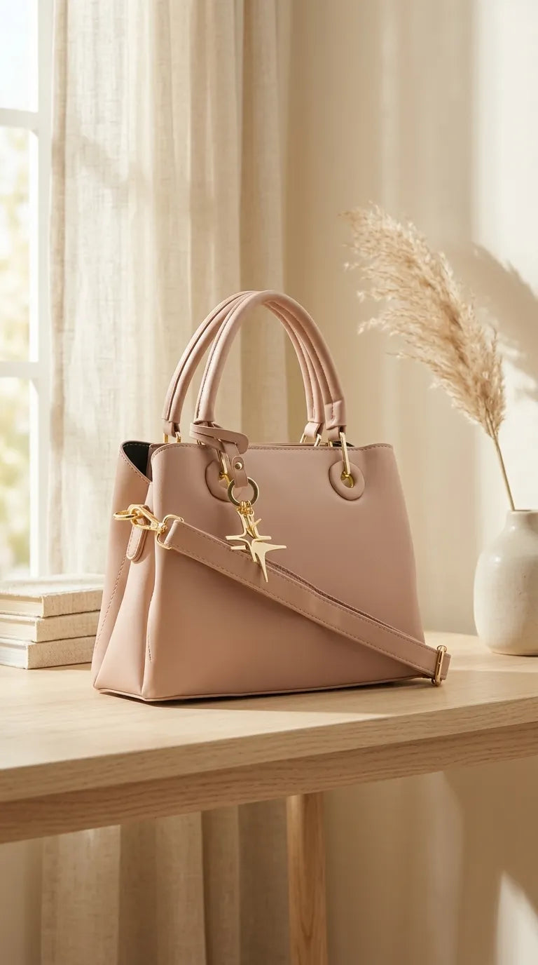 Apricot Formal Hand Bag For Women P36657