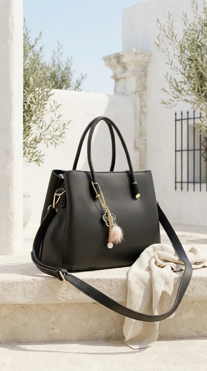 Black Formal Hand Bag For Women P36658