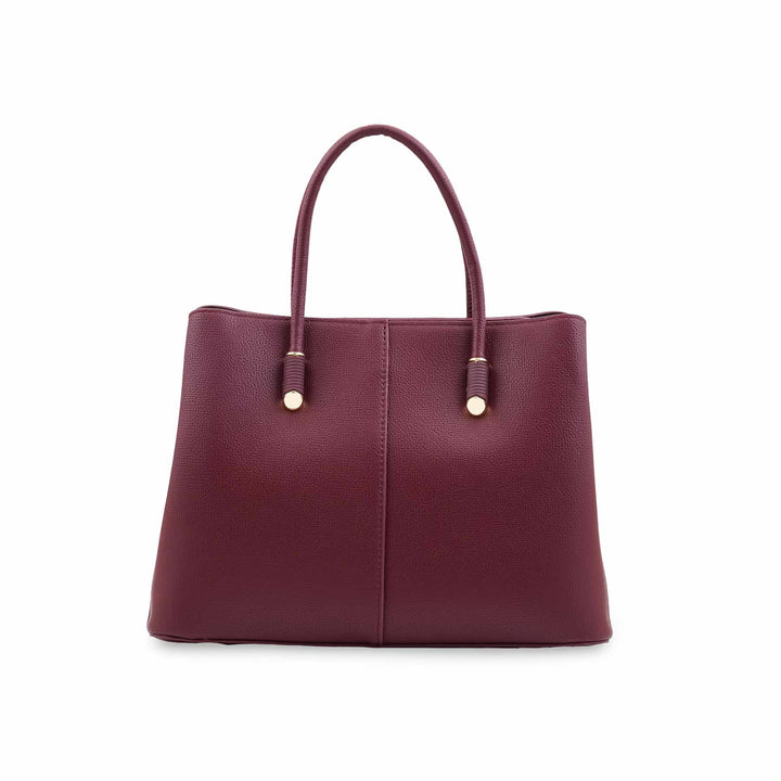 Maroon Formal Hand Bag For Women P36658