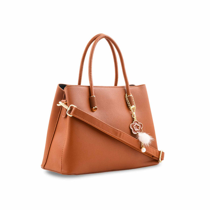 Mustard Formal Hand Bag For Women P36658