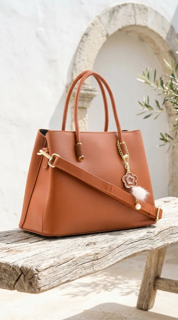 Mustard Formal Hand Bag For Women P36658