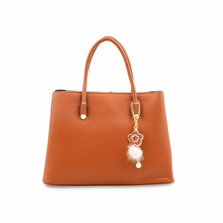 Mustard Formal Hand Bag For Women P36658