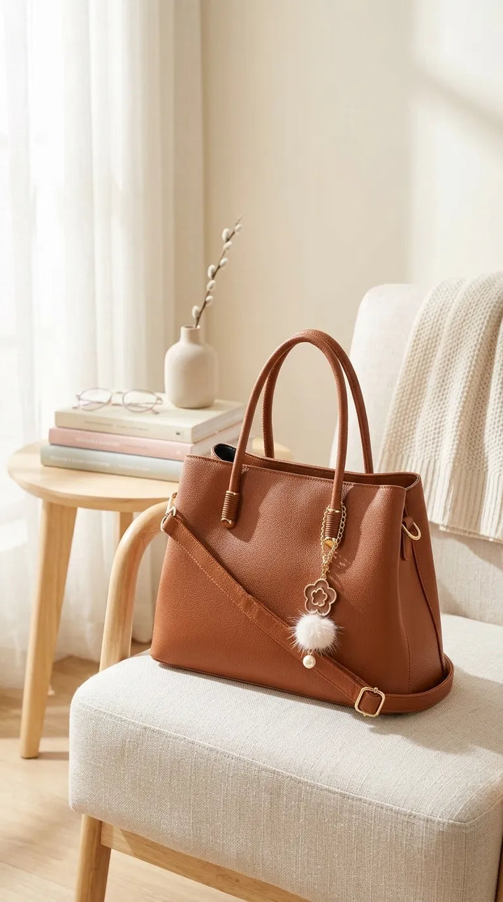 Mustard Formal Hand Bag For Women P36658