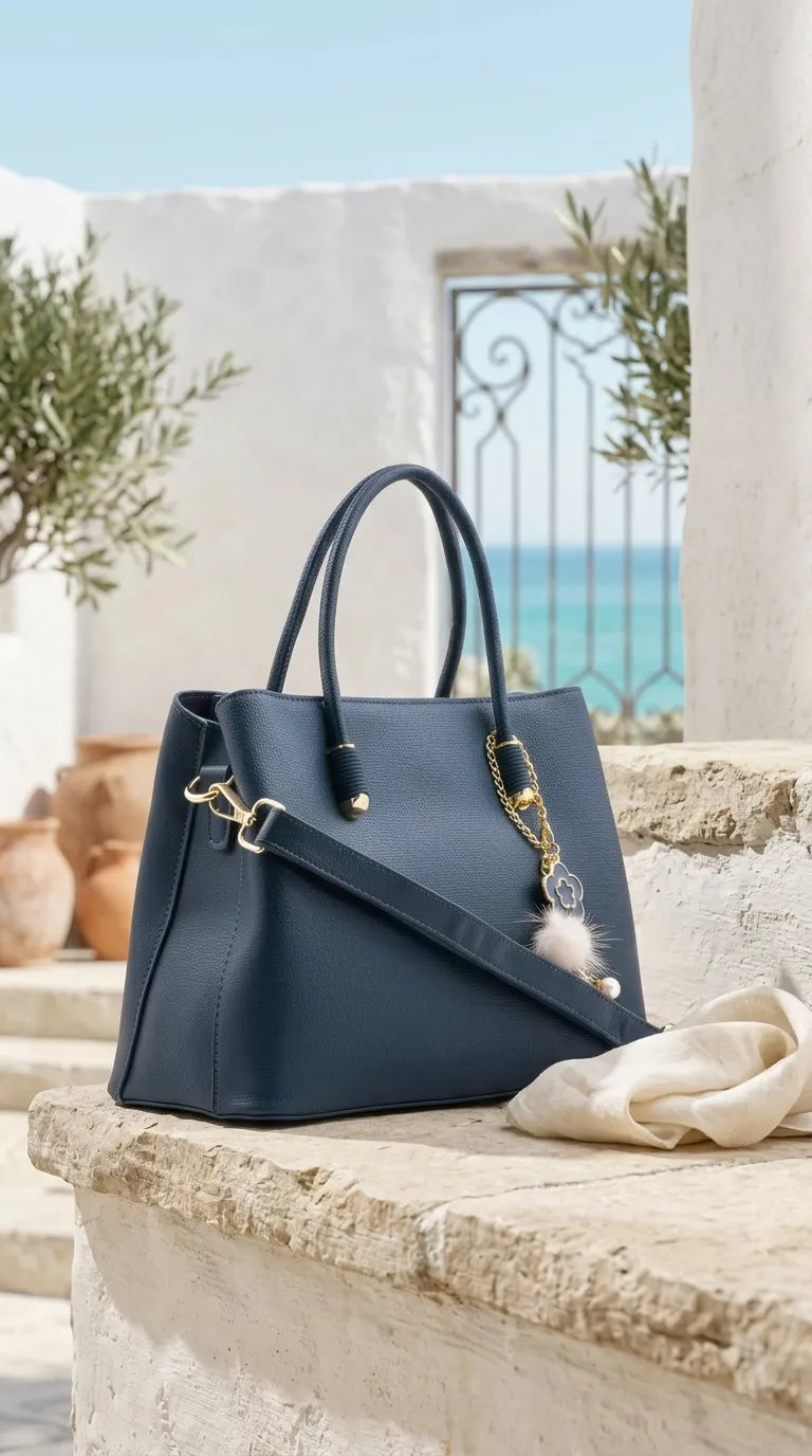 Blue Formal Hand Bag For Women P36658