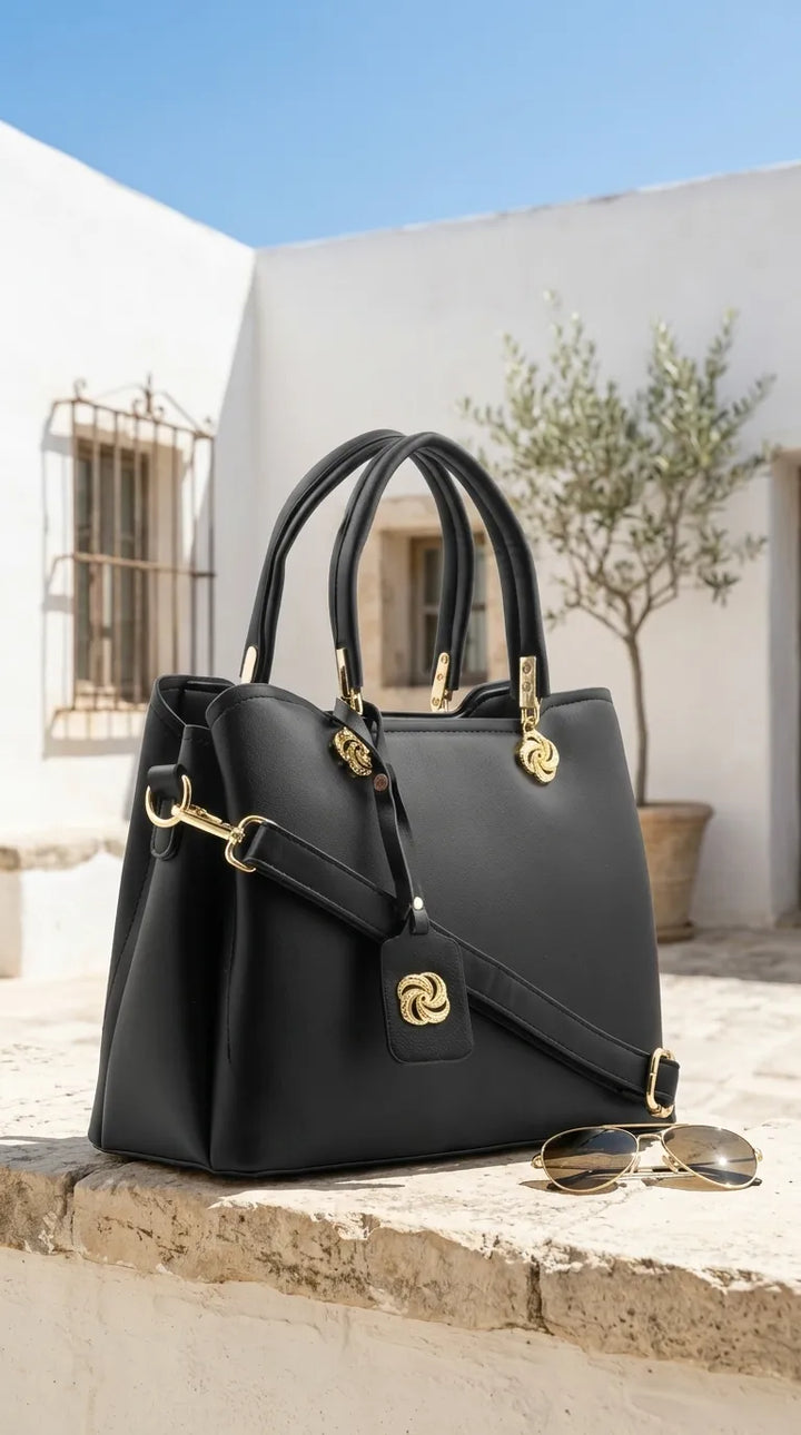 Black Formal Hand Bag For Women P36660