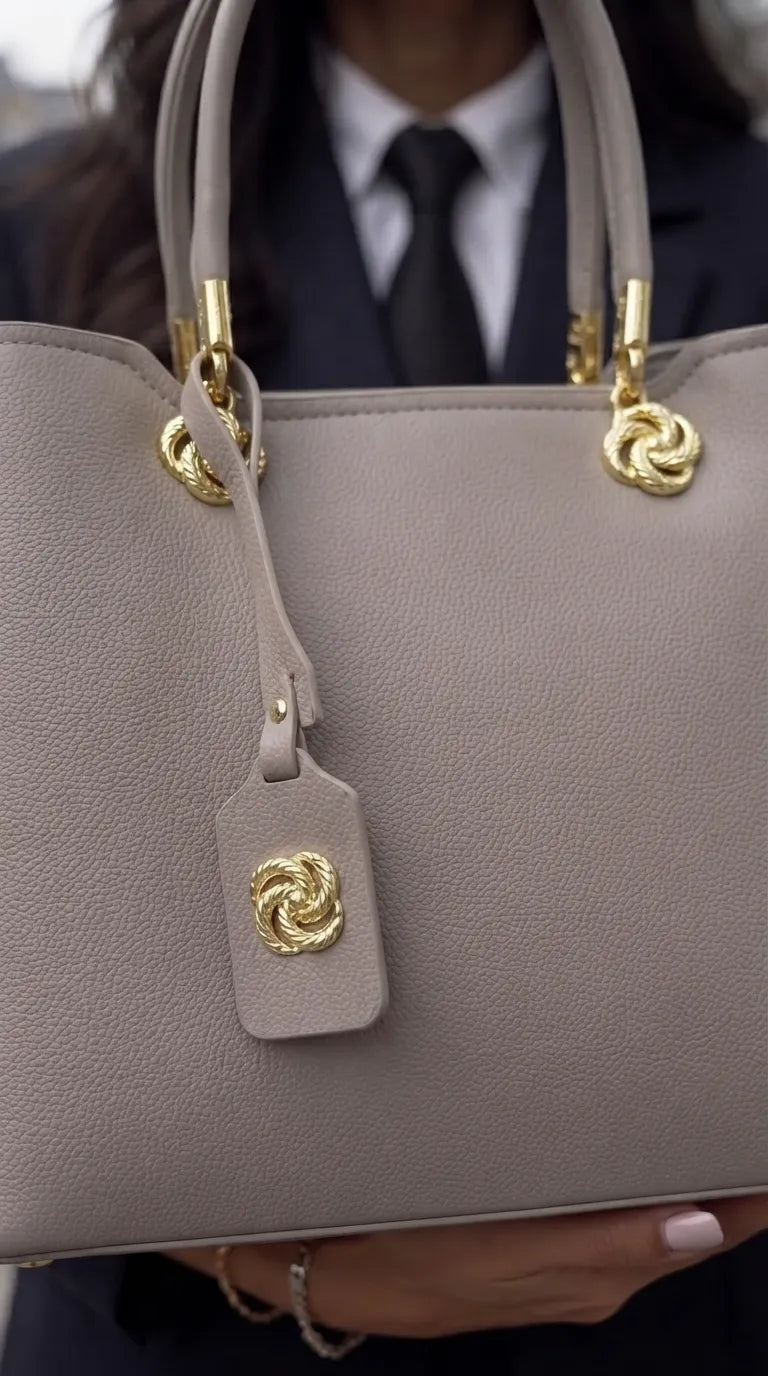 Grey Formal Hand Bag For Women P36660
