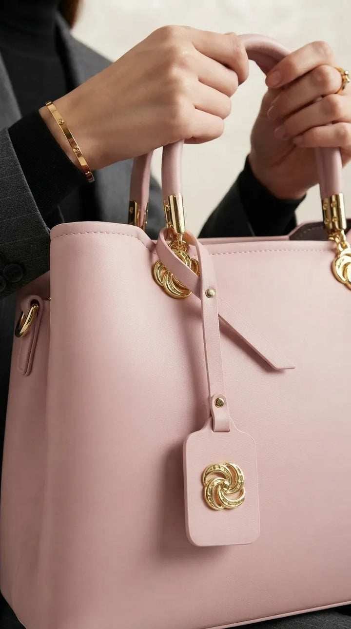 Pink Formal Hand Bag For Women P36660