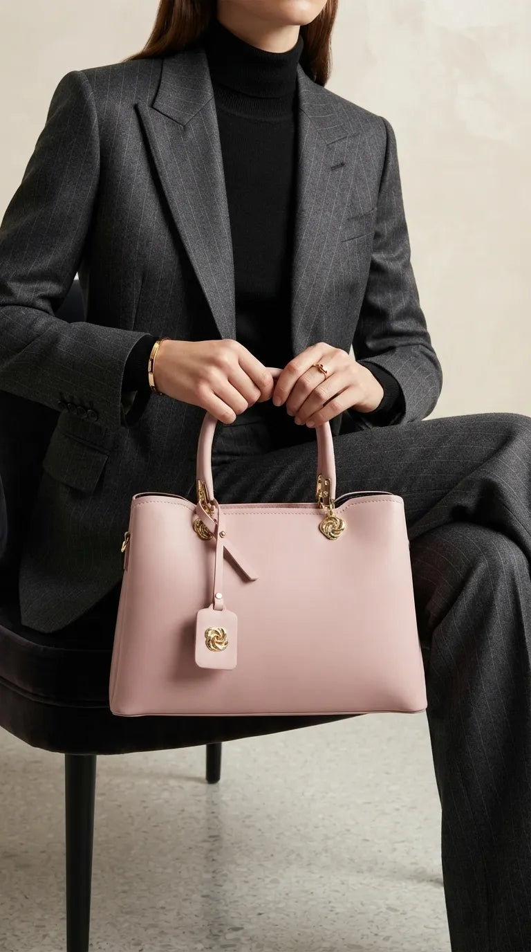 Pink Formal Hand Bag For Women P36660