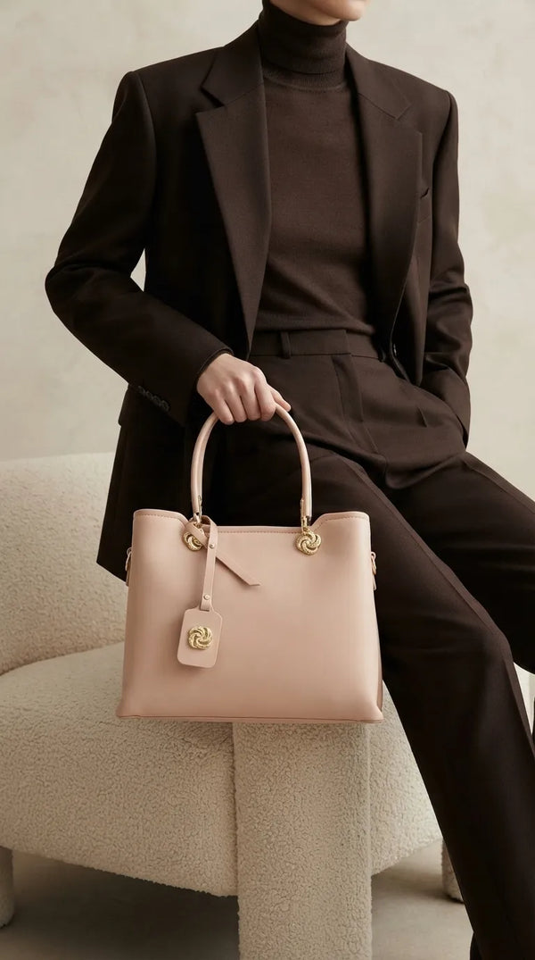 Apricot Formal Hand Bag For Women P36660
