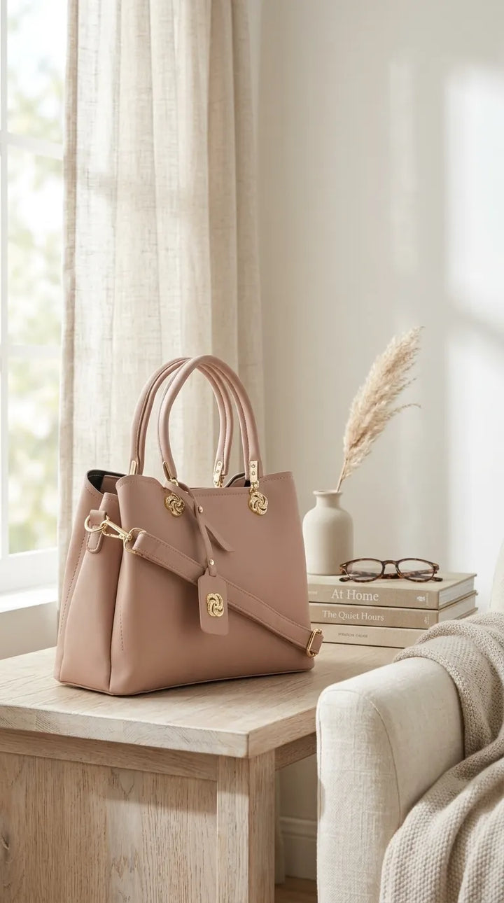 Apricot Formal Hand Bag For Women P36660