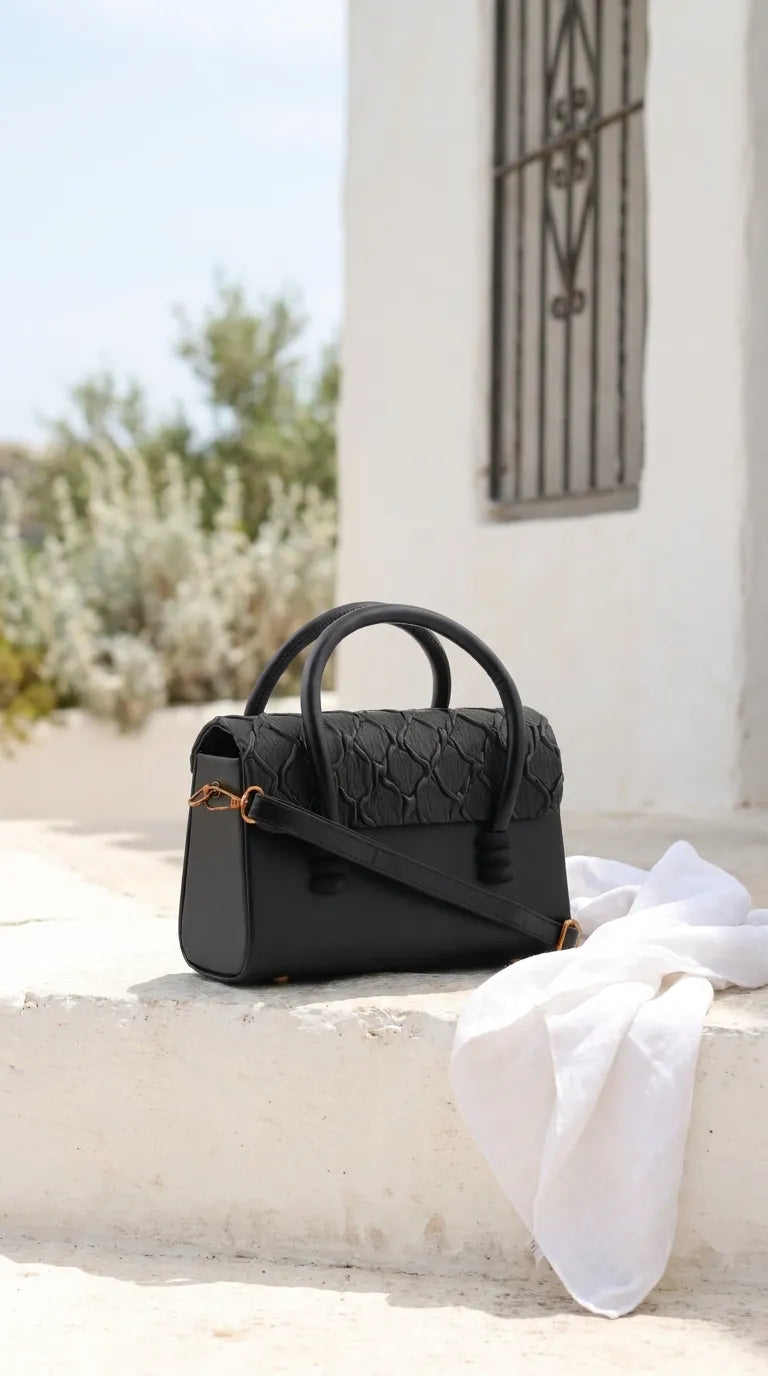 Black Formal Hand Bag For Women P36663