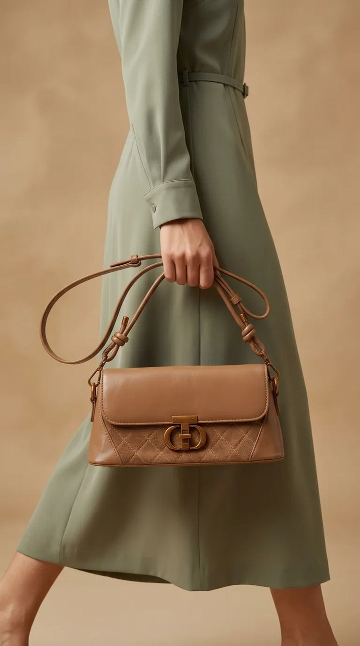 Apricot Formal Shoulder Bag For Women P36664
