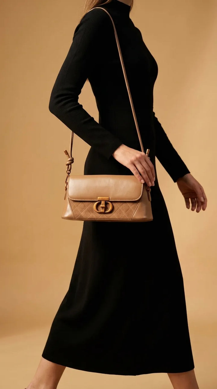 Apricot Formal Shoulder Bag For Women P36664
