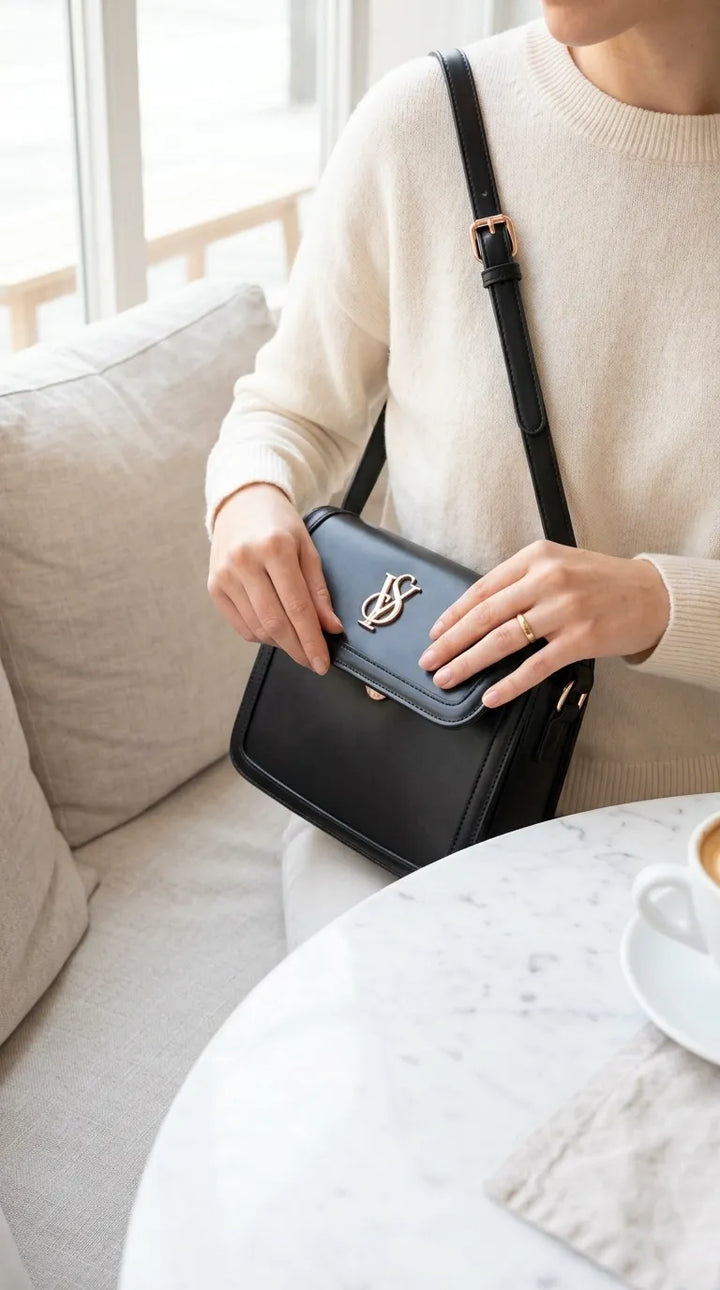 Black Formal Shoulder Bag For Ladies P36667